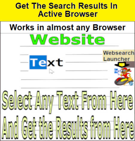 get search results in active browser
